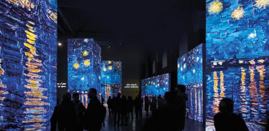 La plaza del Monumento a la Madre será el espacio público donde se instalará una nave de 1,500 metros cuadrados para la exposición digital multisensorial Van Gogh Alive The Experience. Foto: Cortesía 