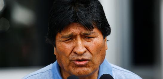 "Seguirá la lucha", dijo Evo Morales a su llegada a México. Foto: Reuters