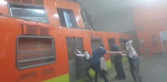 El STC Metro reportó que del total de heridos, 25 fueron atendidos en el sitio y no requirieron hospitalización, la mayoría tuvo lesiones menores y crisis nerviosas. Fotos: Agencias.