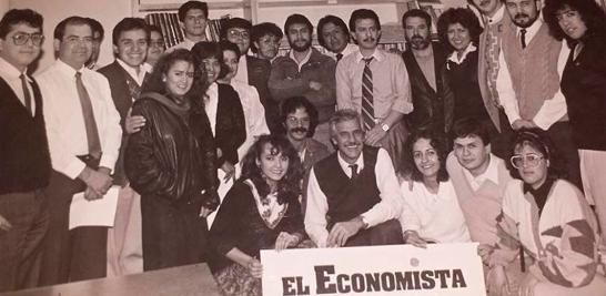 Periodistas fundadores de El Economista. Foto EE: Archivo