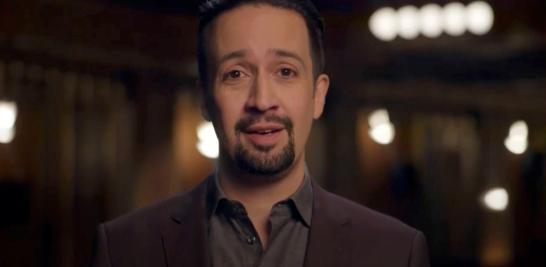 Lin-Manuel Miranda, productor y músico estadounidense, compartió un mensaje durante la celebración. Foto: Reuters