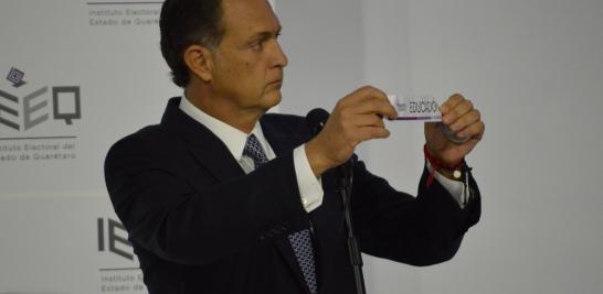 Mauricio Kuri, foto tomada de redes sociales del Instituto Electoral del Estado de Querétaro