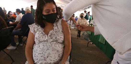 El gobierno federal incluyó a las mujeres embarazadas como un nuevo grupo de vacunación prioritaria. Foto EE: Rosario Servin