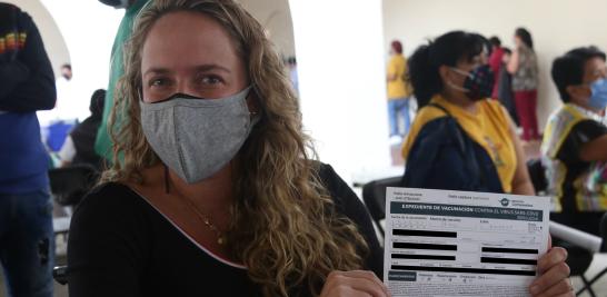 Las mujeres embarazadas de entre 18 y 50 años de edad pueden registrarse en el sitio de vacuanción habilitado por la Secretaría de Salud para recibir la vacuna contra Covid-19. Foto EE: Rosario Servin