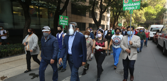 El Primer Simulacro Nacional 2021 se realizó con el objetivo de de promover la cultura de autoprotección ante la presencia de sismos. Foto EE: Eric Lugo