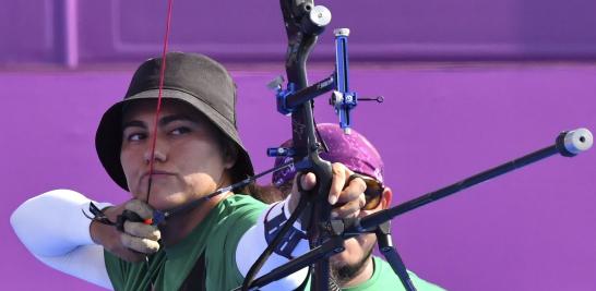 Alejandra Valencia en acción. Foto: Reuters