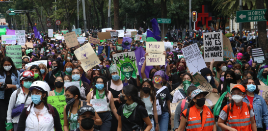 Movilizaciones por el Día de Acción Global por el Aborto Legal. Ciudad de México, México. Foto EE: Rosario Servin