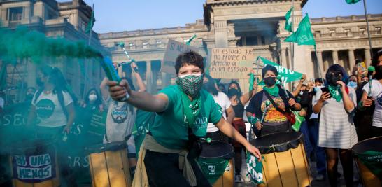 Movilizaciones por el Día de Acción Global por el Aborto Legal. Lima, Perú.Foto: Reuters