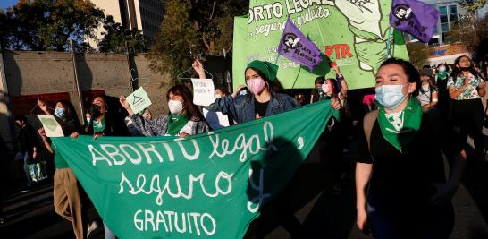 Movilizaciones por el Día de Acción Global por el Aborto Legal. Valparaíso, Chile. Foto: Reuters