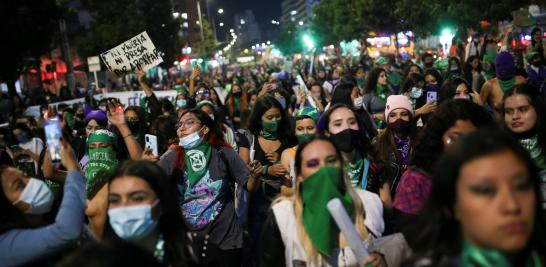 Movilizaciones por el Día de Acción Global por el Aborto Legal. Bogotá, Colombia. Foto: Reuters