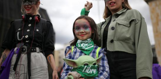 Movilizaciones por el Día de Acción Global por el Aborto Legal. Bogotá, Colombia. Foto: Reuters