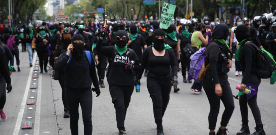 Movilizaciones por el Día de Acción Global por el Aborto Legal. Ciudad de México, México. Foto EE: Eric Lugo