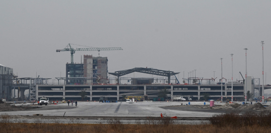 El nuevo Aeropuerto Internacional Felipe Ángeles (AIFA). Foto: AFP.