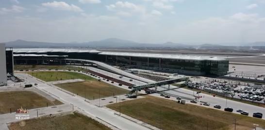 La nueva terminal aérea se construyó en la base militar de Santa Lucía, Estado de México. Foto EE: Alejandro de la Rosa