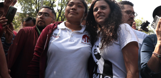 Luisa María Alcalde, titular de la Secretaría de Trabajo y Previsión Social. Foto EE: Rosario Servin