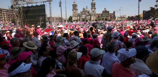 Según los organizadores, más de 500,000 personas habrían tomado parte en la movilización en Ciudad de México. Foto: Reuters