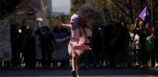 Marcha del 8M en la Ciudad de México. Foto: Reuters