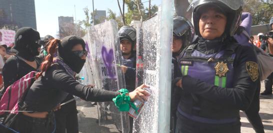 Marcha del 8M en la Ciudad de México. Foto EE: Rosario Servin