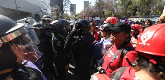 Marcha del 8M en la Ciudad de México. Foto EE: Rosario Servin