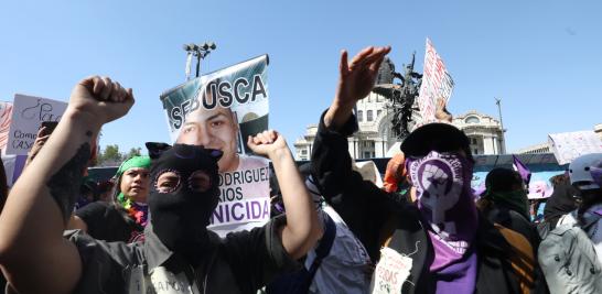 Marcha del 8M en la Ciudad de México. Foto EE: Rosario Servin