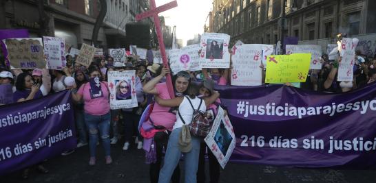 Marcha del 8M en la Ciudad de México. Foto EE: Eric Lugo