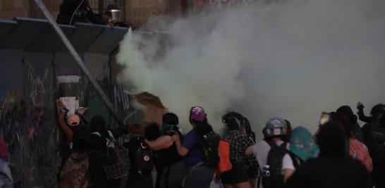 Marcha del 8M en la Ciudad de México. Foto EE: Eric Lugo