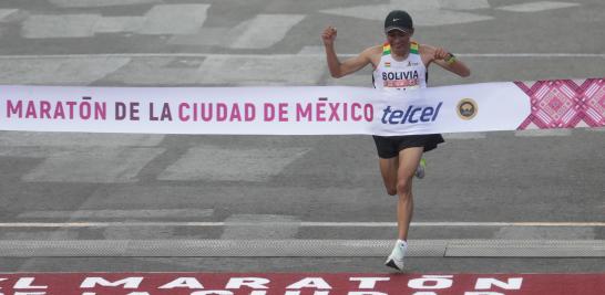 Hector Garibay Flores, XL Maratón de la Ciudad de México. Foto EE: Eric Lugo