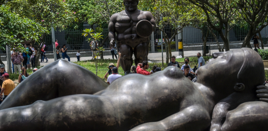 Fernando Botero, el colombiano más universal después del escritor Gabriel García Márquez, murió el viernes en Mónaco a los 91 años, a consecuencia de una pulmonía. Foto: AFP