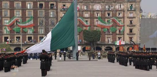 Desfile Cívico Militar para conmemorar el Aniversario de la Independencia de México.