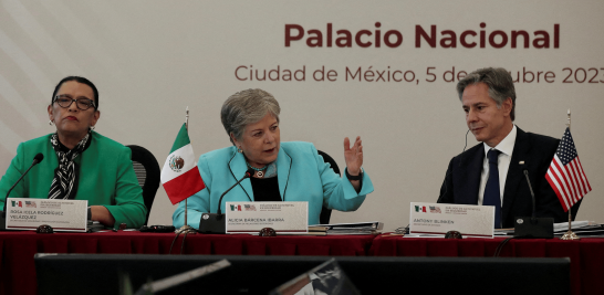 Reunión previa al diálogo de Alto Nivel sobre Seguridad entre México y Estados Unidos. Foto: Reuters