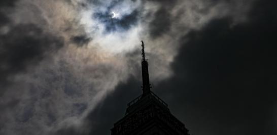 Eclipse solar anular 2023 en la CDMX. Foto EE: Eric Lugo.