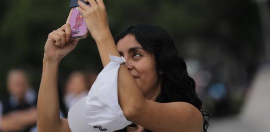 Eclipse solar anular 2023 en la CDMX. Foto EE: Eric Lugo.