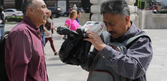 Eclipse solar anular 2023 en la CDMX. Foto EE: Eric Lugo.