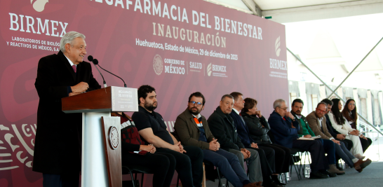 Inauguración de la Megafarmacia del Bienestar. Foto EE: Cortesía Presidencia de México