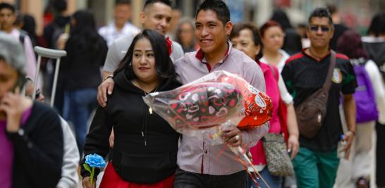 14 de febrero de 2024, Día del Amor y la Amistad, en la Ciudad de México. Foto EE: Eric Lugo