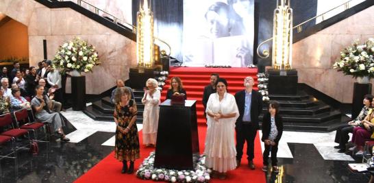 Homenaje a José Agustín en el Palacio de Bellas Artes. Foto EE: Cortesía Inbal.