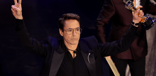 Robert Downey Jr. gana como mejor actor de reparto por Oppenheimer. Foto: Reuters