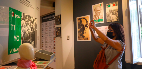 "El Voto en México. Quienes y cómo votamos 1910-2024" es la nueva exposición del Museo del Objeto del Objeto. Foto EE: Rosario Servin