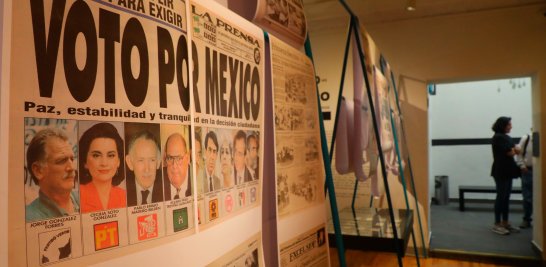 "El Voto en México. Quienes y cómo votamos 1910-2024" es la nueva exposición del Museo del Objeto del Objeto. Foto EE: Rosario Servin