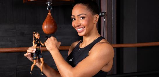 La boxeadora francesa Estelle Mosssely. Foto: Reuters