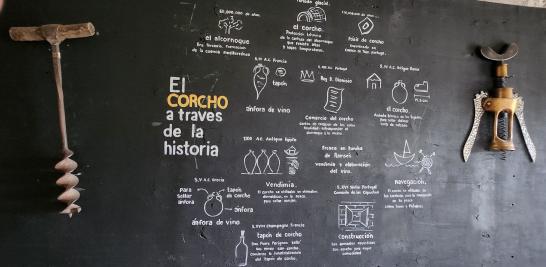 Información de la historia del corcho