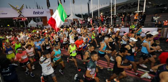 Maratón CDMX 2024. Foto EE: Eric Lugo