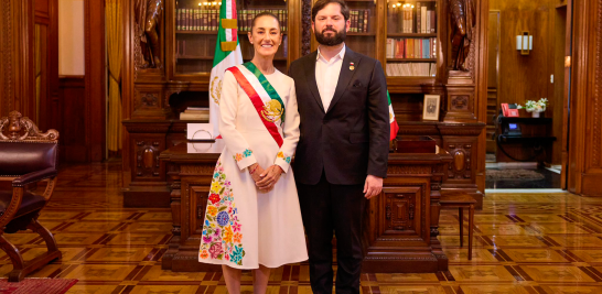 Claudia Sheinbaum compartió fotografías con algunos de los invitados internacionales que acudieron a su toma de posesión como Presidenta de México.