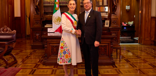 Claudia Sheinbaum compartió fotografías con algunos de los invitados internacionales que acudieron a su toma de posesión como Presidenta de México.