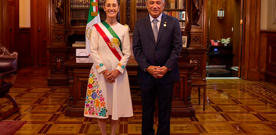 Claudia Sheinbaum compartió fotografías con algunos de los invitados internacionales que acudieron a su toma de posesión como Presidenta de México.