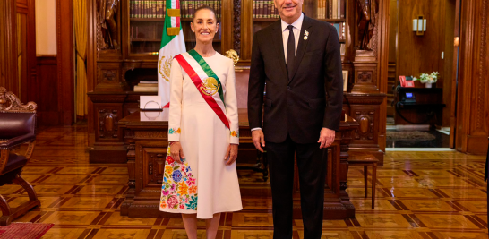 Claudia Sheinbaum compartió fotografías con algunos de los invitados internacionales que acudieron a su toma de posesión como Presidenta de México.