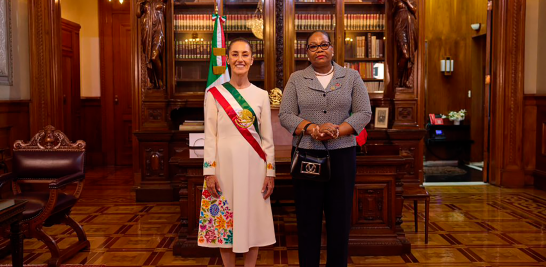 Claudia Sheinbaum compartió fotografías con algunos de los invitados internacionales que acudieron a su toma de posesión como Presidenta de México.