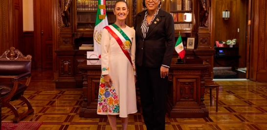 Claudia Sheinbaum compartió fotografías con algunos de los invitados internacionales que acudieron a su toma de posesión como Presidenta de México.