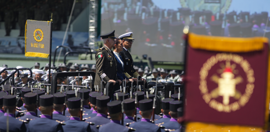 Salutación a Claudia Sheinbaum de parte de las Fuerzas Armadas y de la Guardia Nacional.