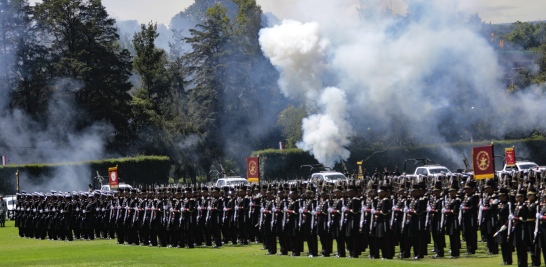 Salutación a Claudia Sheinbaum de parte de las Fuerzas Armadas y de la Guardia Nacional.